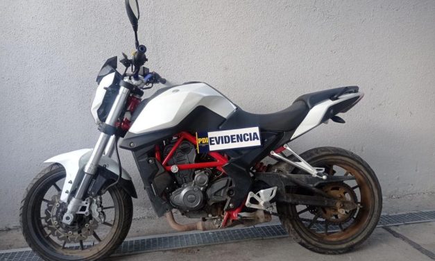PDI recuperó en Machalí motocicleta robada hace dos meses
