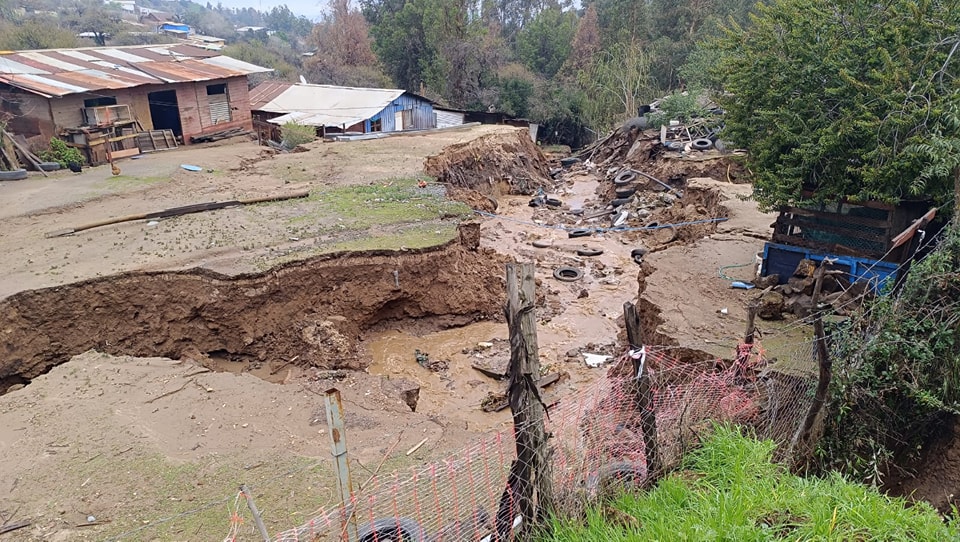 Machalí resistió a los efectos de la fuerte lluvia