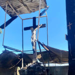 Incendio afectó al Cristo de La Hacienda de Machali